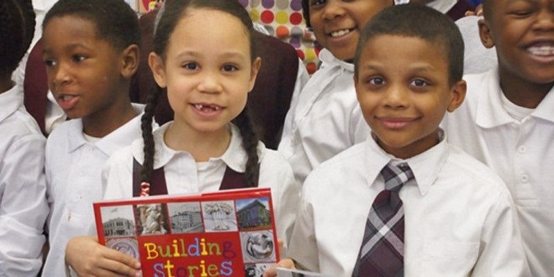 Picture of children from Behind the Book